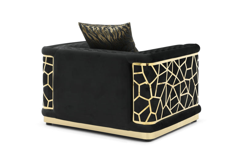 Glory Furniture Talia Black Chair