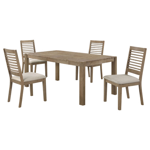 Coaster Furniture Scottsdale Washed Brown 5pc Dining Room Set