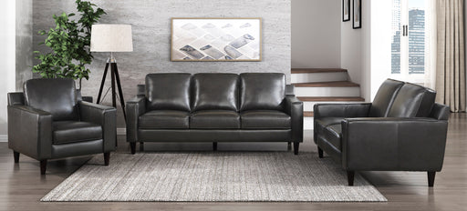 Home Elegance Aldrich Gray 3pc Living Room Set