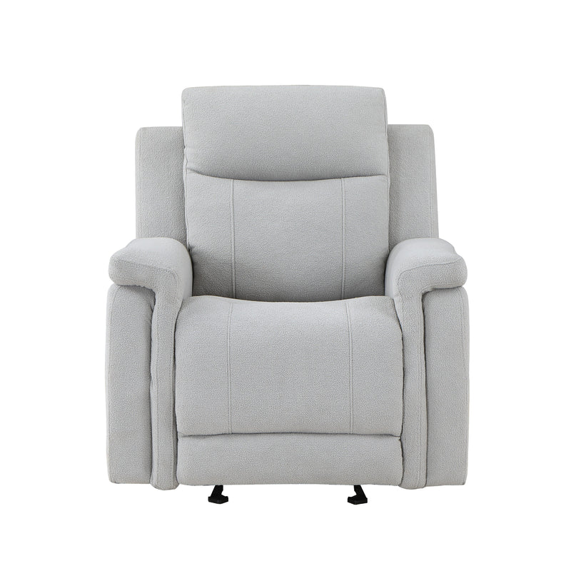 Global Furniture U1797 Grey Glider Recliner