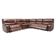 Acme Furniture Brax Two Tone Brown Power Motion Sectional