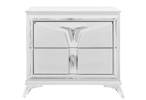 Global Furniture Romo White Nightstand