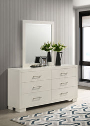 Coaster Furniture Jessica Cappuccino Dresser and Mirror