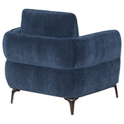 Coaster Furniture Lively Blue Track Arm Chair
