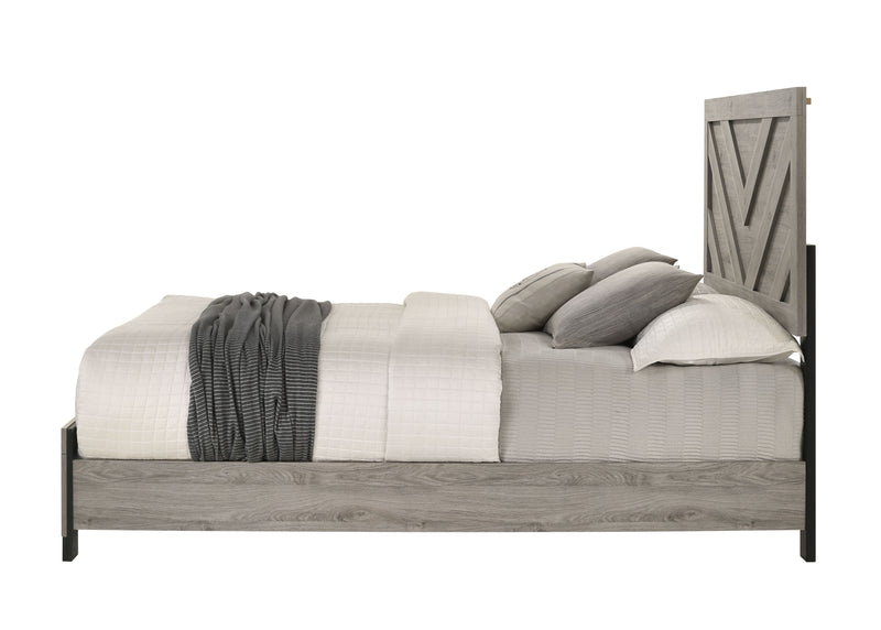 Acme Furniture Mari Light Gray Queen Bed