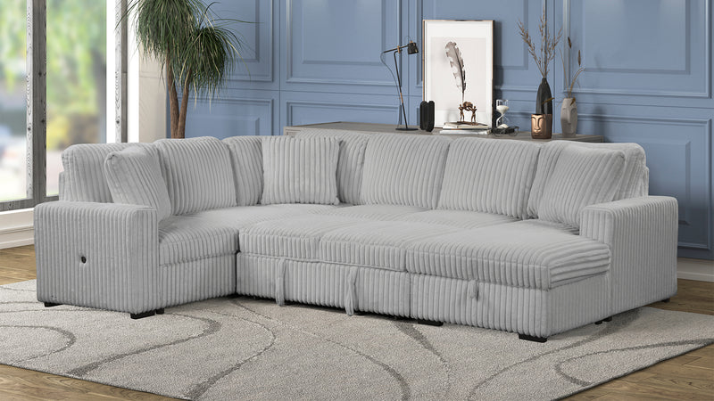 Galaxy Home Grande Gray Sectional