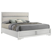 Coaster Furniture Miranda White Cal King Panel Bed