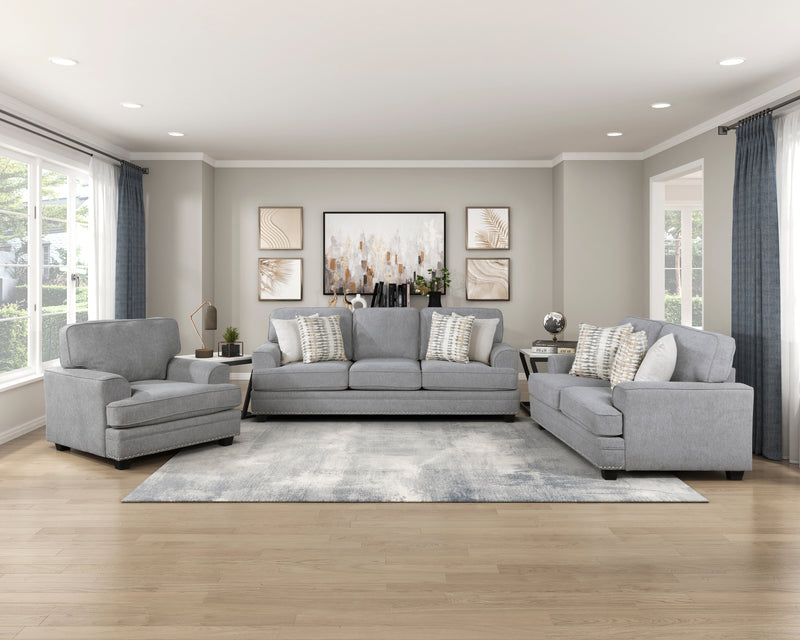 Home Elegance Bradford Gray Sofa
