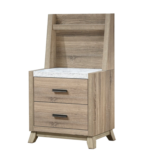 Crown Mark Tilston Night Stand With Wall Panel