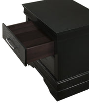 Crown Mark Amalia Black Night Stand