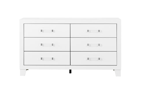 Global Furniture Loria White Dresser