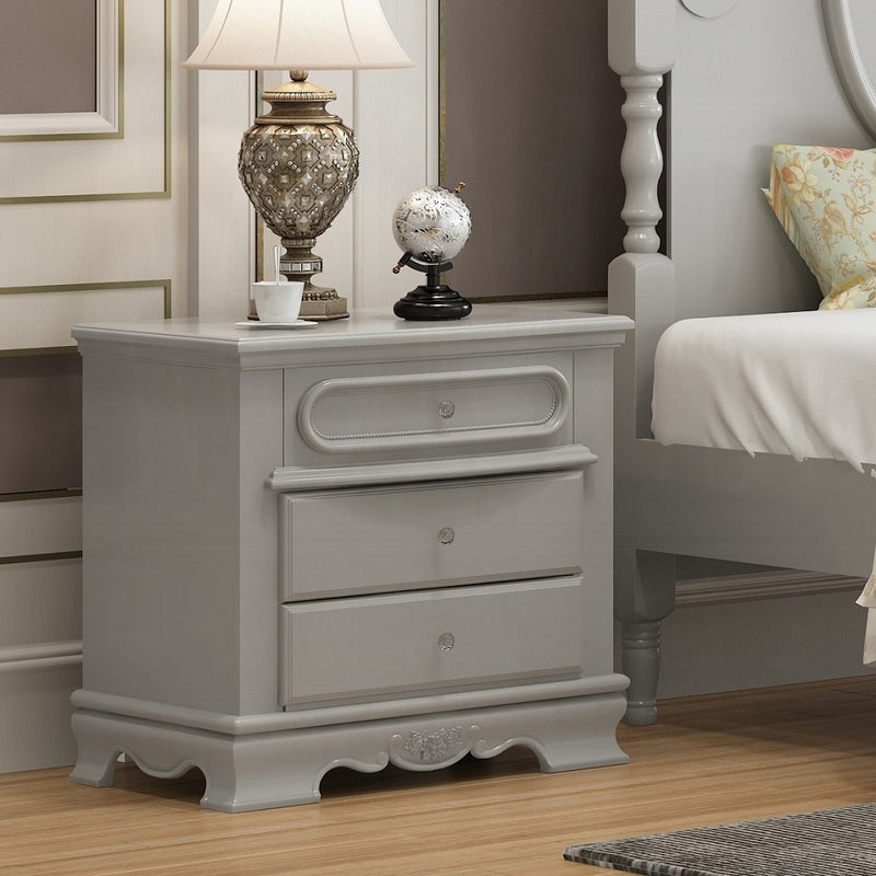 Acme Furniture Flora Gray Nightstand