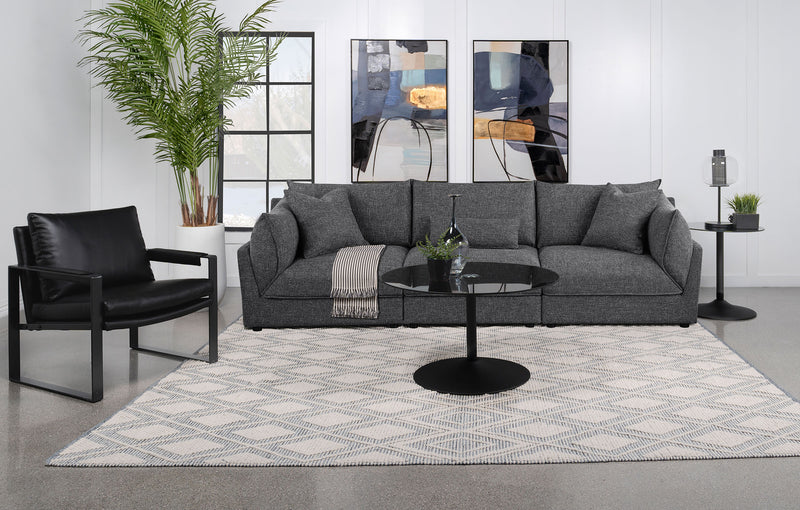 Coaster Furniture Sasha Barely Black Sofa