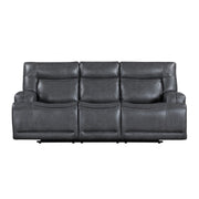 New Classic Furniture Titan Gray 2pc Power Living Room Set