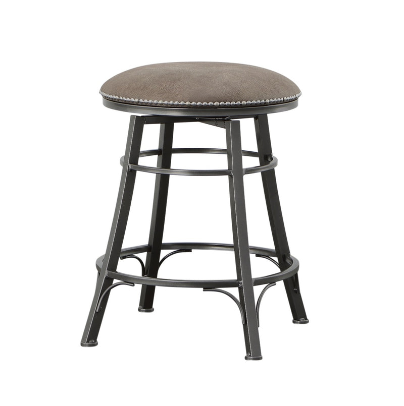 Steve Silver Bali Gray Backless Swivel Counter Stool