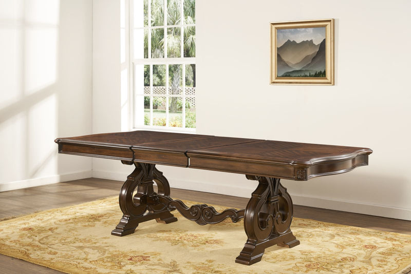 Steve Silver Royale Warm Brown Pecan Dining Table