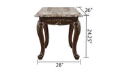 Galaxy Home Gloria Ivory End Table