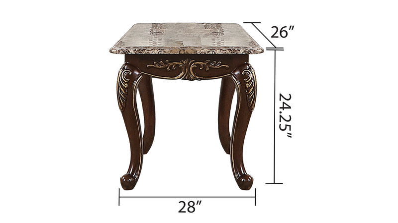 Galaxy Home Gloria Ivory End Table