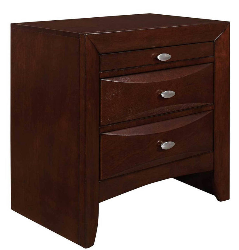 Global Furniture Linda Black Night Stand