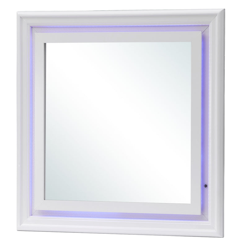 Glory Furniture Verona Silver Champagne Dresser And Mirror