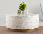 Galaxy Home Luxe Ivory 3pc Coffee Table Set