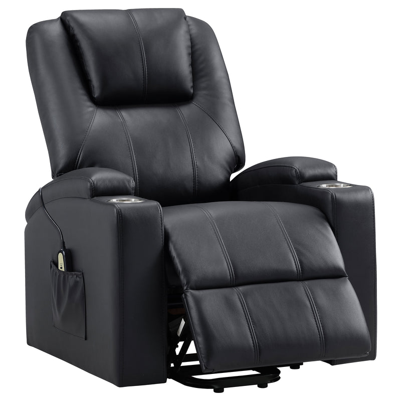 Coaster Furniture Armstrong Red Power Lift Massage Recliner