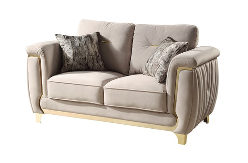 Galaxy Home Leena Beige Loveseat
