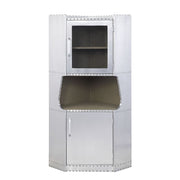 Acme Furniture Brancaster Aluminum Corner Cabinet