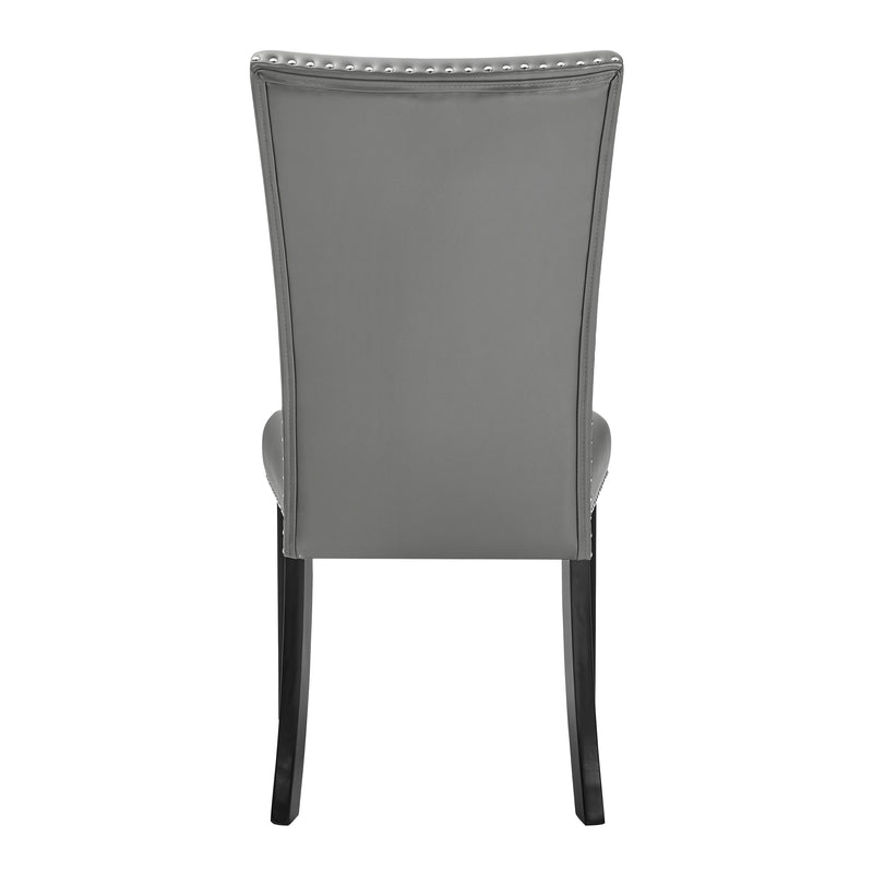 2 New Classic Furniture Lyra Gray Dining Chairs