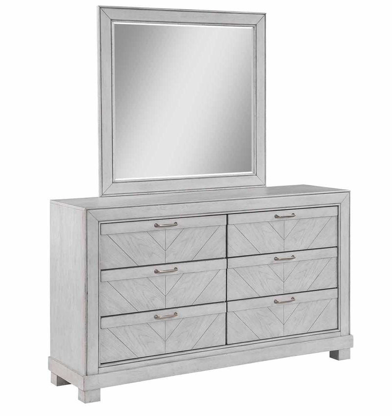 Steve Silver Montana Gray Dresser and Mirror