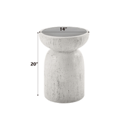 Acme Furniture Dylana Natural Gray Accent Table
