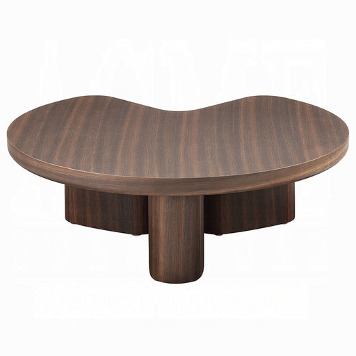 Acme Furniture Yoab Smoked Oak Light Gray Coffee Table