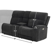 Steve Silver Seattle Gray 3pc Sectional