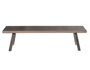 Steve Silver Marina Brown Patio Backless Bench