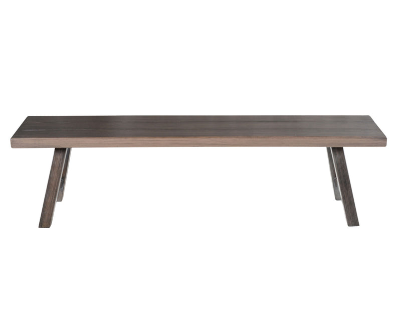 Steve Silver Marina Brown Patio Backless Bench