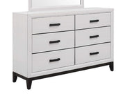 Global Furniture Kate White Drawer Dresser