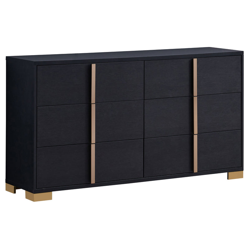 Coaster Furniture Marceline Black 6 Drawers Dresser