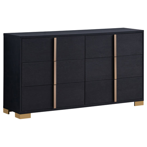 Coaster Furniture Marceline Black 6 Drawers Dresser