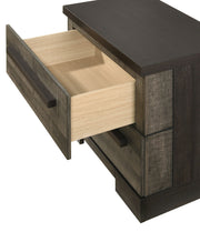 Crown Mark Remington Chalk Ebony Night Stand