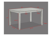 Crown Mark Henderson Drift Wood 5pc Dinette Set