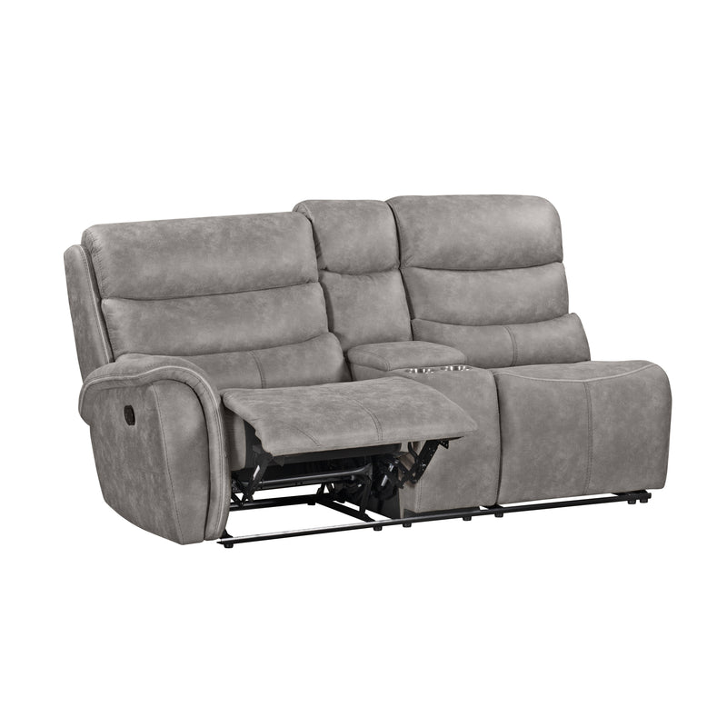 New Classic Furniture Kamari Gray 3pc Manual Sectional