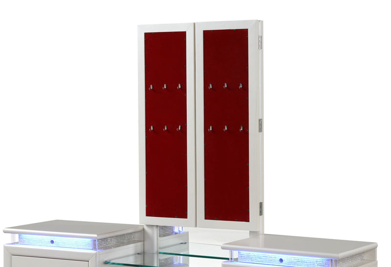 Galaxy Home Passion Milky White Vanity Set