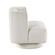 Home Elegance Joyce Beige Swivel Chair