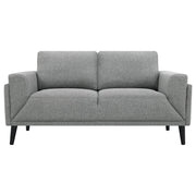 Coaster Furniture Rilynn Grey Upholstered Arms 3pc Living Room Set