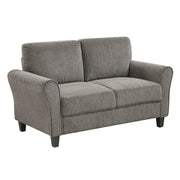 Home Elegance Ellery Blue Love Seat