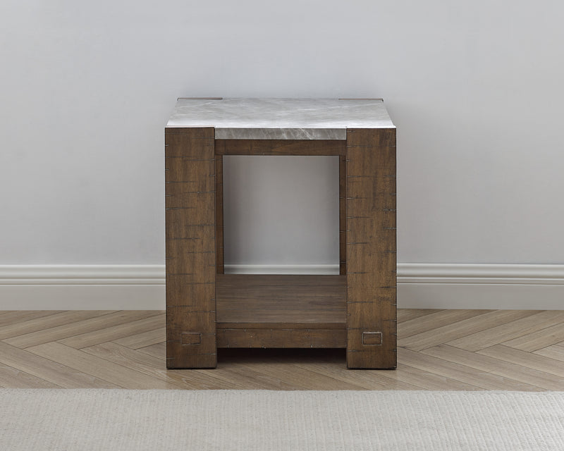 Steve Silver Libby Dusty Tobacco End Table