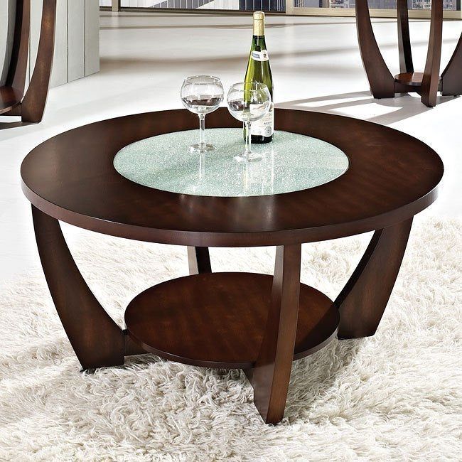 Steve Silver Rafael Merlot Cherry Cocktail Table