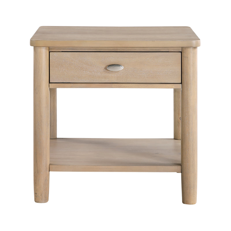 Home Elegance Myrna Natural End Table