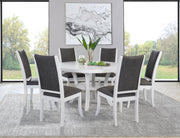 Coaster Furniture Judd Pearl White Round Dining Table
