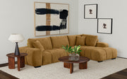 Coaster Furniture Camacho Amber Orange Sectional